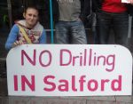Anti-fracking Protest The Lowry Salford 
